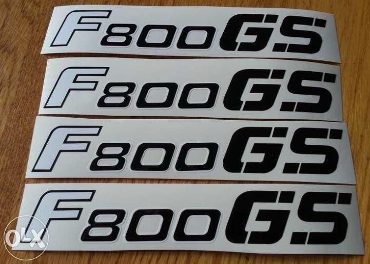 Set off 2 BMW F800 GS decals stickers graphics - See pics