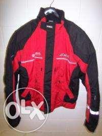 Cordura /Scotchlite men's XXL bikers jacket red and black