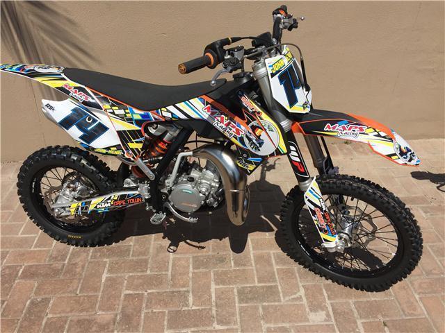 2016 KTM 85, done 1hour 45min