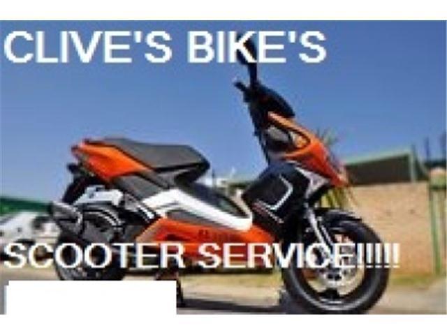 SCOOTER SERVICES FROM R350@CLIVES BIKES