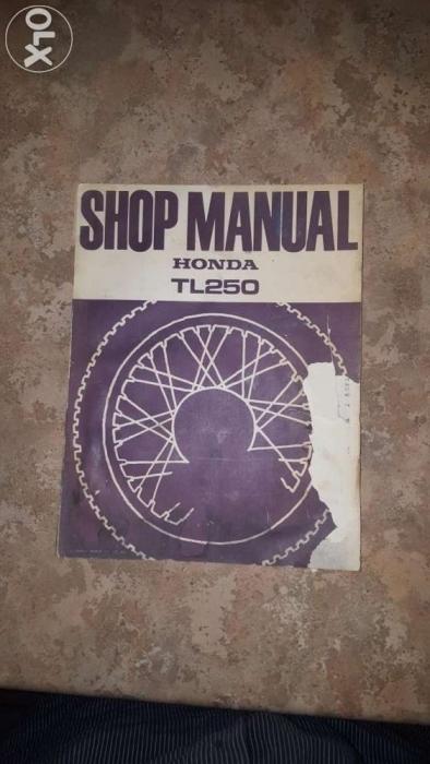 Honda TL250 Shop Manual