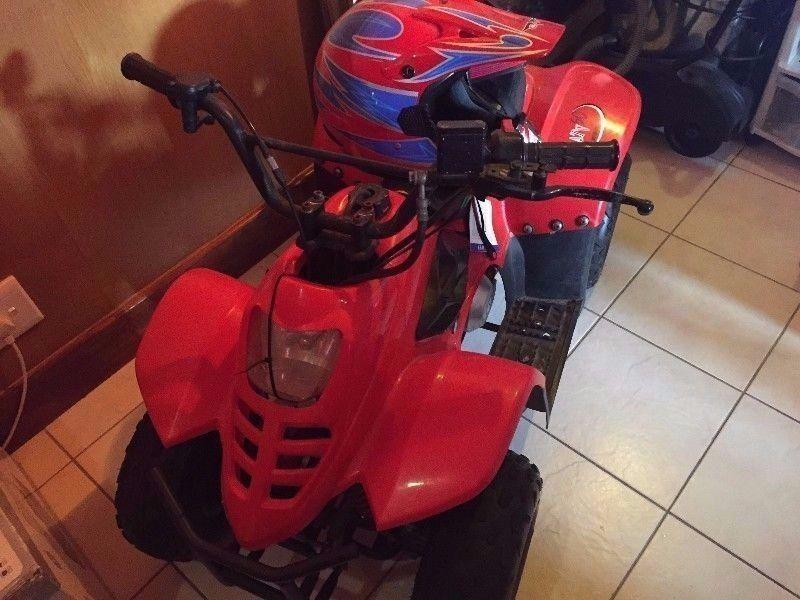 50cc ATV kids quad with 2 helmets