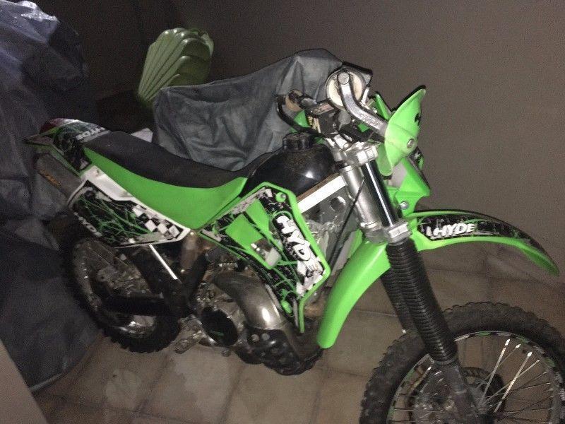 HYDE RACING 2007 Kawasaki KDX 200 w/ FMF pipe and Kit WITH ORIGINAL PAPERS