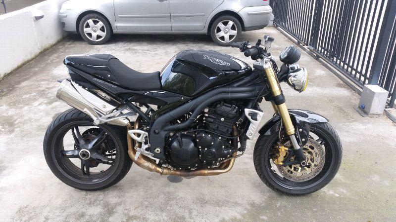 Triumph Speed Triple and Trailer