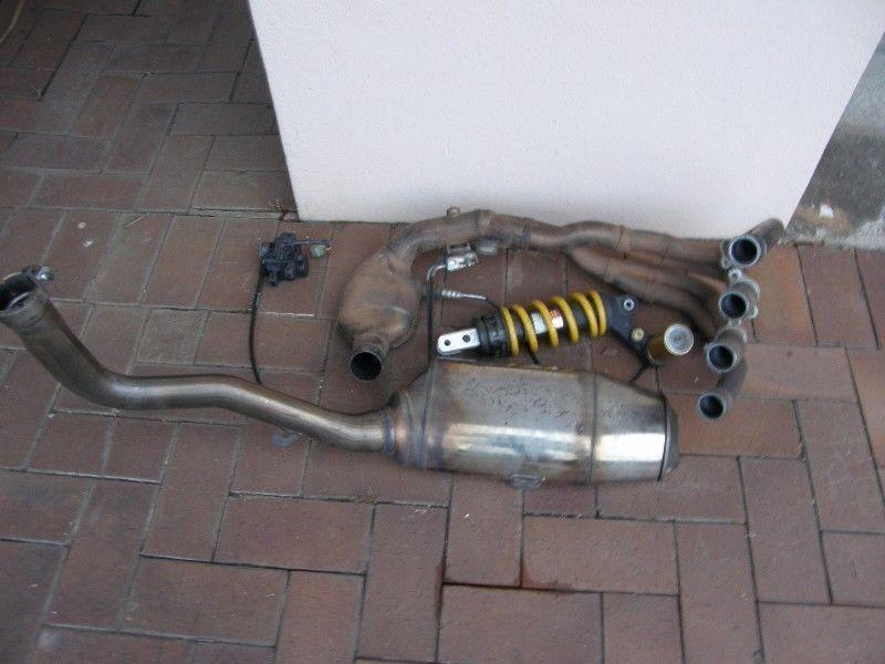 2005 Honda CBR600RR Pipe and shock