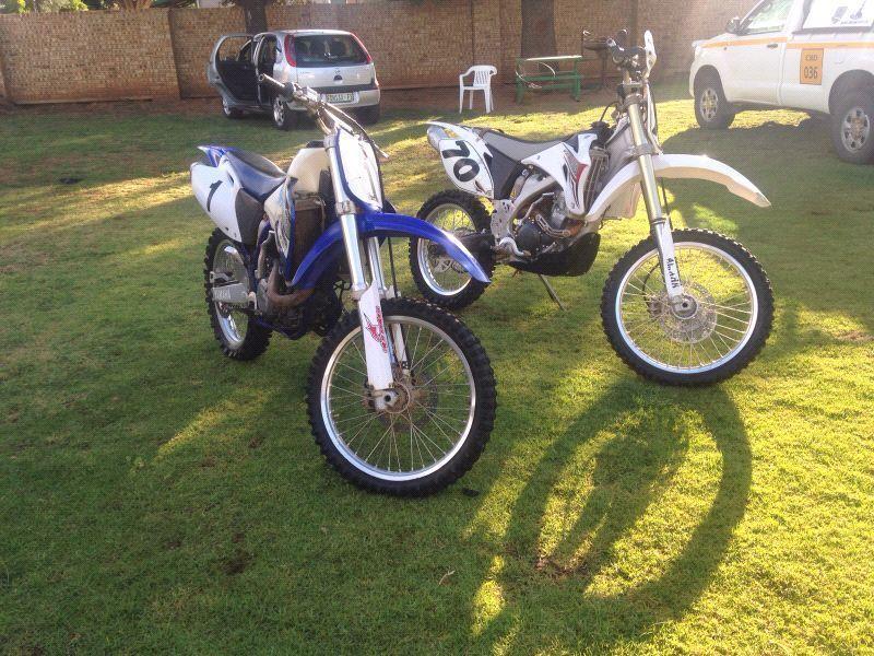 Yamaha yz250f excellent condition clean bike