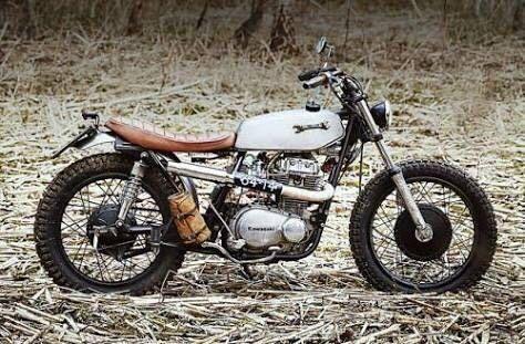 Vintage Kawasaki scrambler