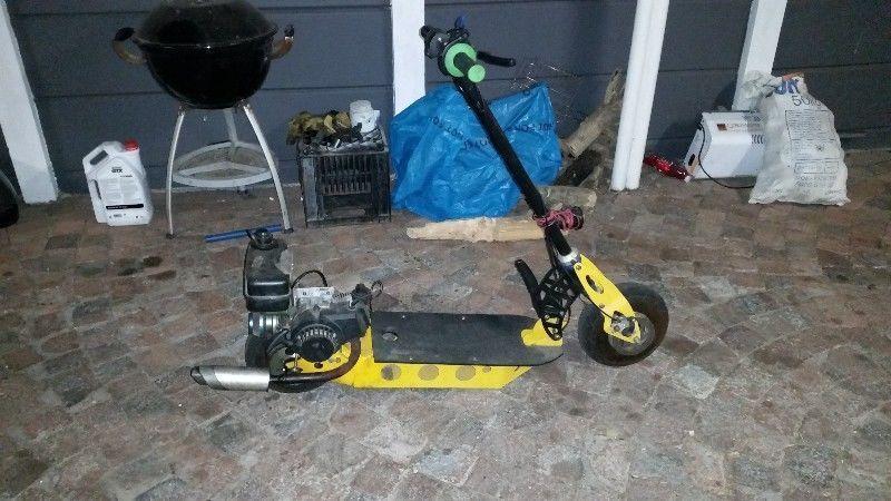 2 stroke scooter