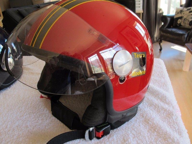Italian Design and Manufactured Fashion Helmets - about 30 in stock, sizes: xs-xl