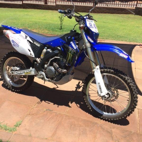 YZ WR 250F with many extra's , fully lisenced