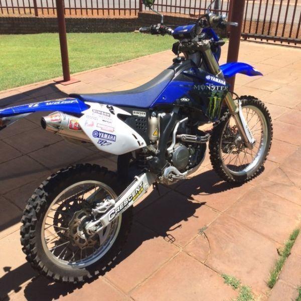 YZ WR 250F with many extra's , fully lisenced