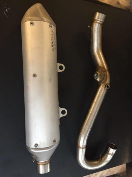 Exhaust full system for ktm 350f