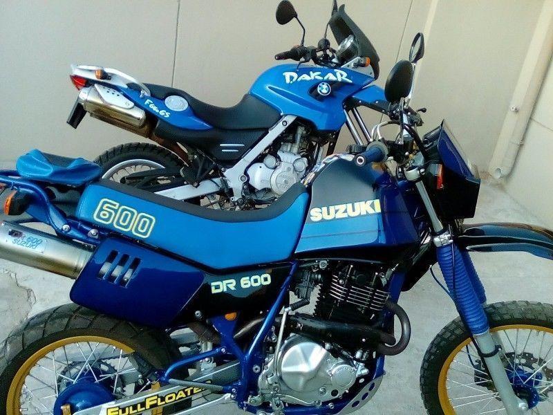 1986 Suzuki DR 600 - R29 k - restored to show room mint condition