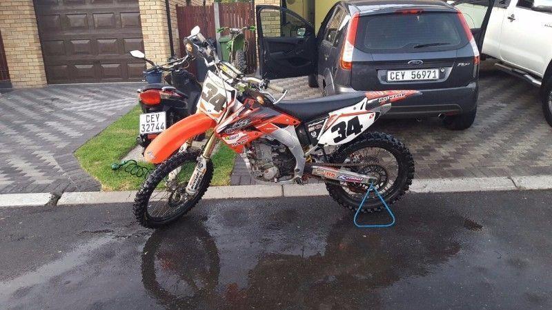 2005 Honda CRF 450R in good condition