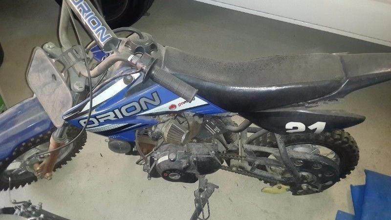 85CC Junior 4 stroke Pit bike automatic for sale or swop