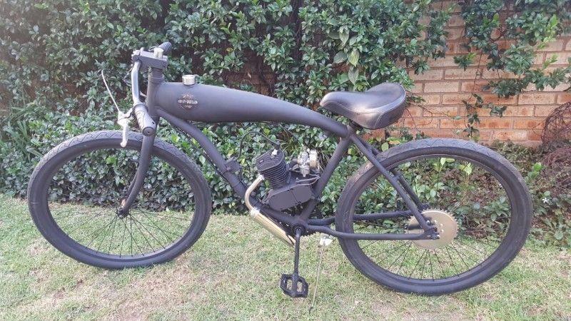 Custom motorised bicycle .. built to order