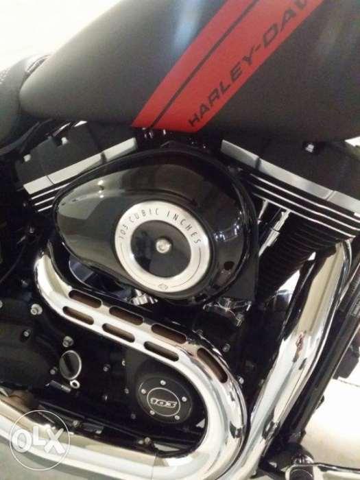 BRAND NEW FATBOB Harley Davidson black denim - vintage style