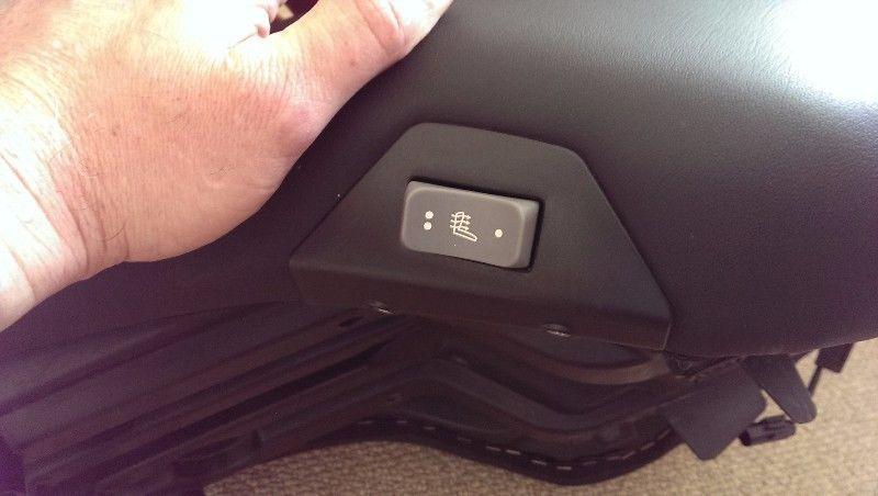 Optional BMW comfort seat (BMW R1200RT)
