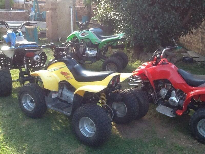 Quad 4 wheelers for sale!