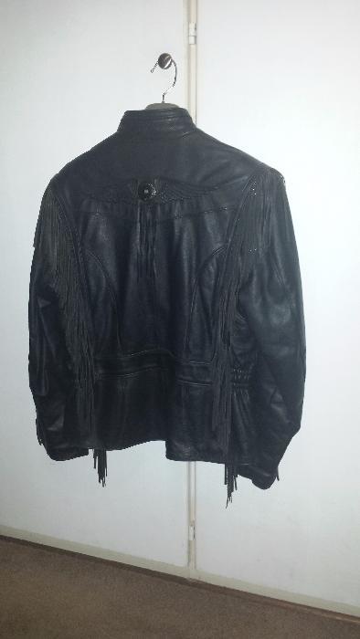 Harley Davidson Leather Tassel Jacket - Ladies
