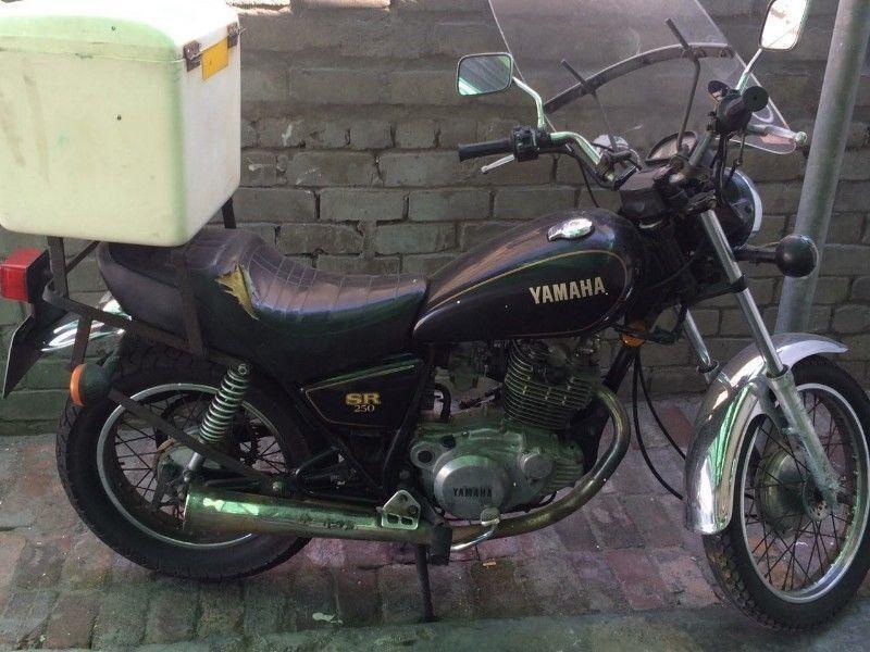 Yamaha sr 250cc starting problem with delivery box licensed