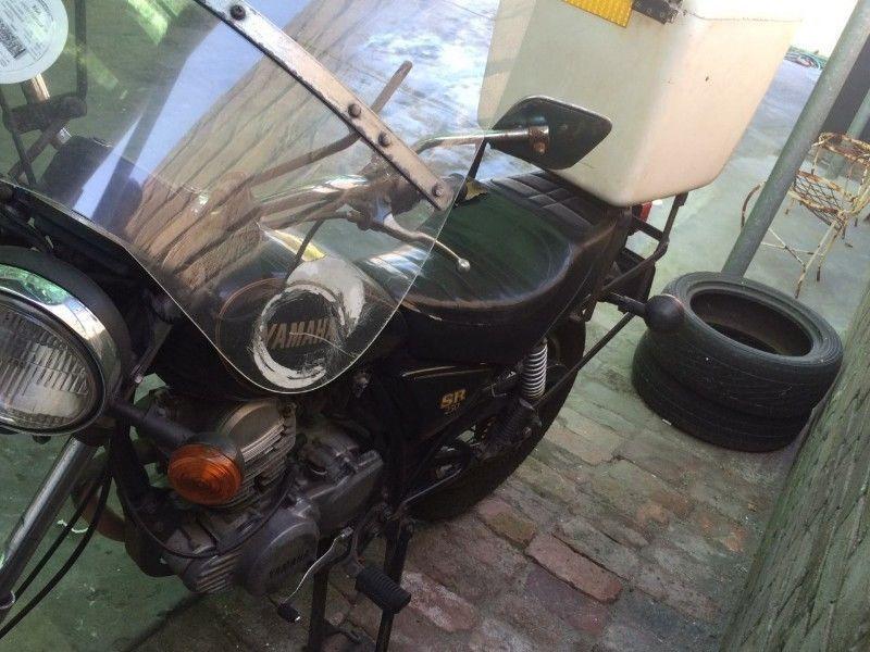 Yamaha sr 250cc starting problem with delivery box licensed