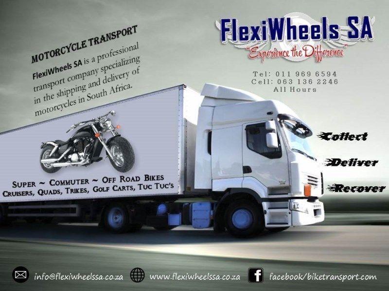 Motorcycle Couriers - Throughout RSA - Weekly Shuttles