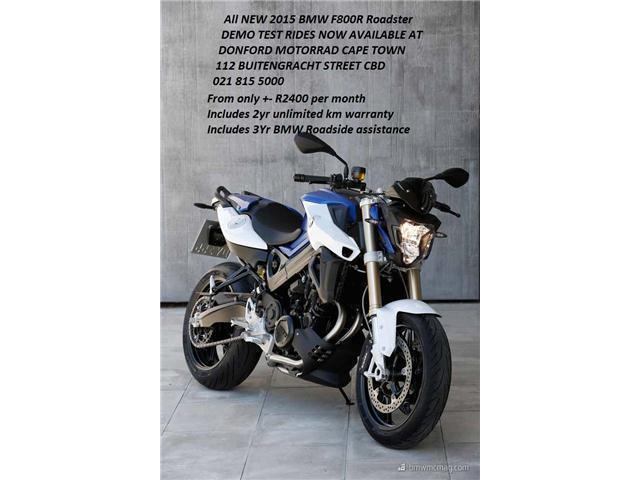 BMW F800R Roadster NEW +- R2550pm - Donford Motorrad Cape Town