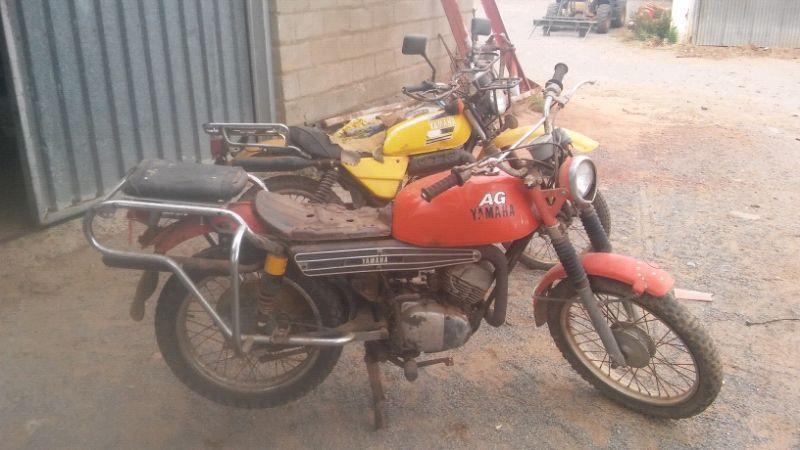 2 Yamaha AG 175cc Motorcycles