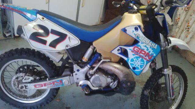 WR 250 2 stroke with upgrades