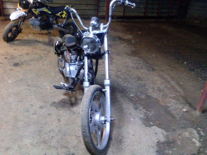 Harley davidson chopper bike