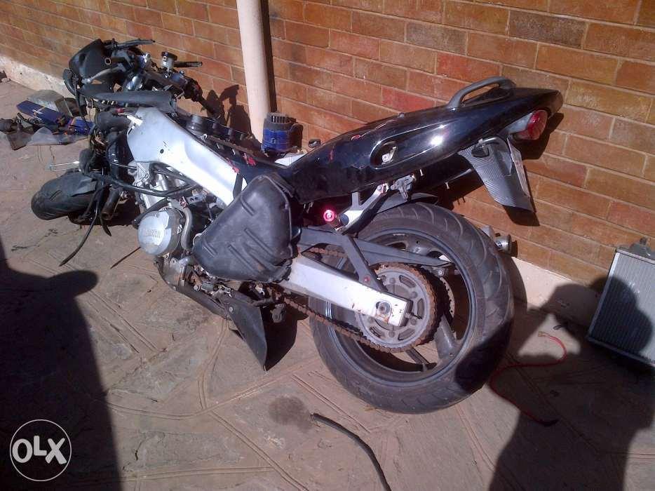 Accident damage yamaha motorbike