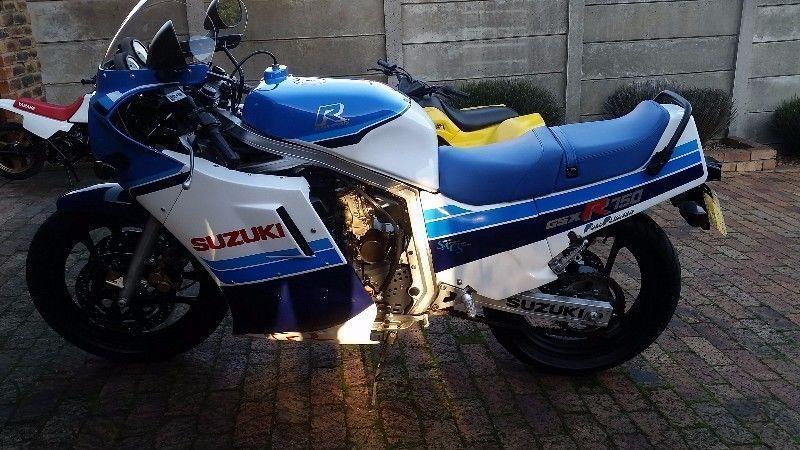 1986 Suzuki GSXR 750 (pre sling; presling; slingshot)