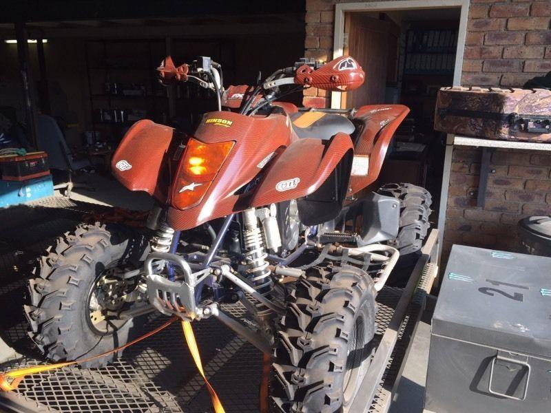 Suzuki Ltz 400 with trailor