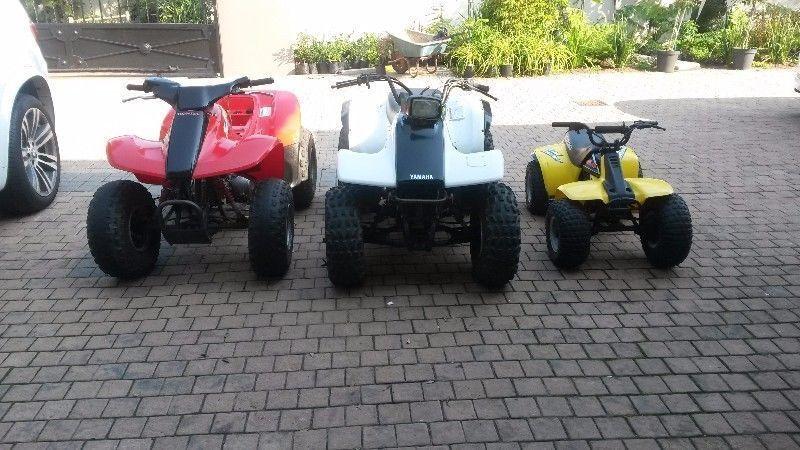 Quad bikes package for sale - R125 000 neg ---FOR 5. Quads. Call 0614906661