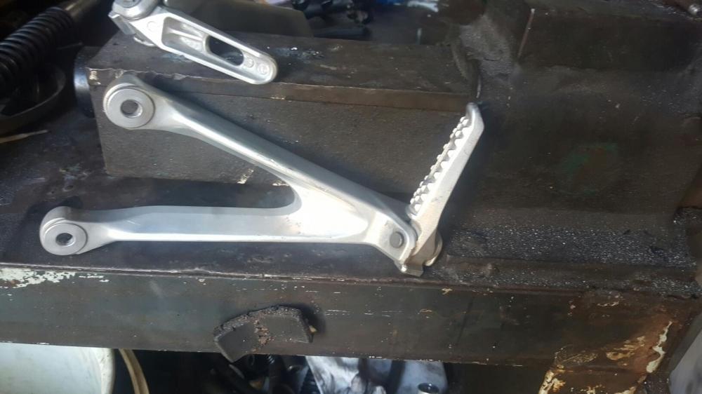 2008 to 2011 Honda Cbr 1000 pillion foot rest