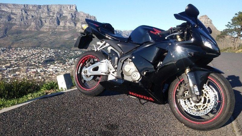 2005 Honda CBR 600RR (slightly negotiable)