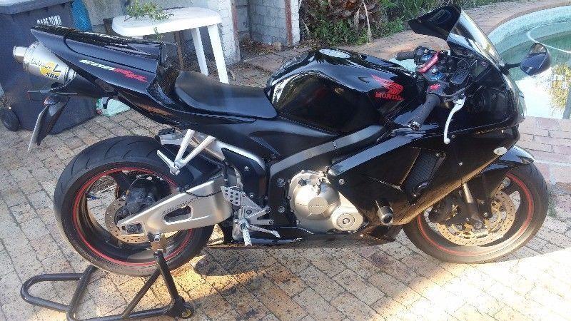 2005 Honda CBR 600RR (slightly negotiable)
