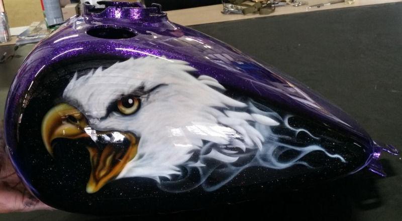 Custom airbrush your helmet, bike, car or any other riding accessories!