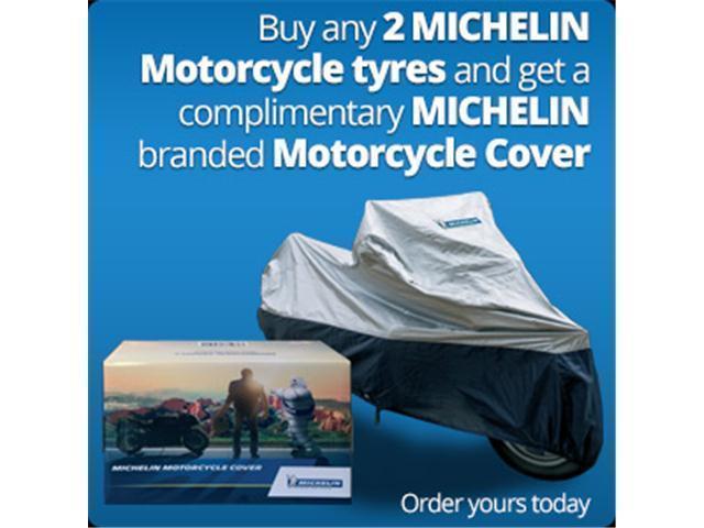 FREE MICHELIN BIKE COVER WHEN PURCHASING MICHELIN TYRES @ TAZMAN MOTORCYCLES