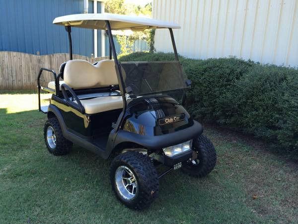 Club Car Precedent Lifted Black Loaded Out Golf Cart 2015 Batteries !!!
