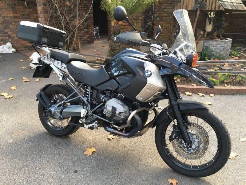 2011 BMW GS 1200 Triple Black with full luggage