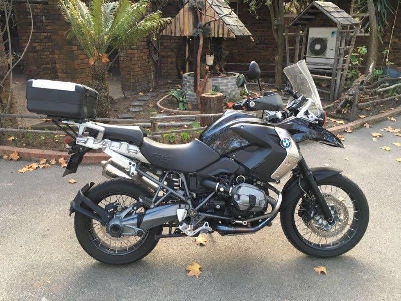 2011 BMW GS 1200 Triple Black with full luggage