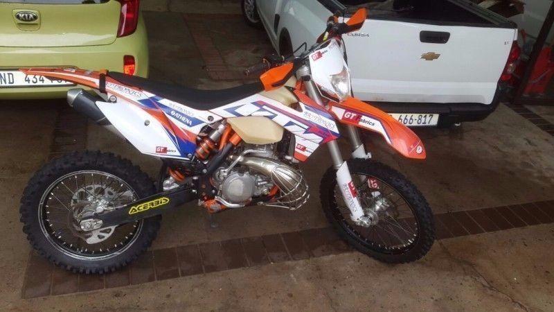 2015 KTM 250 xc-w 155hrs, R72,000 neg