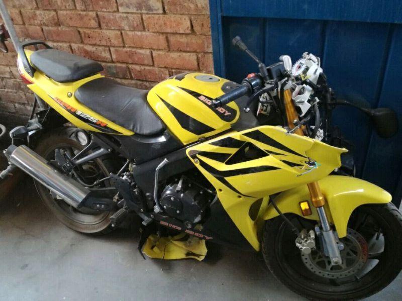 2012 BigBoy GPR125R Accident from the front side for sale