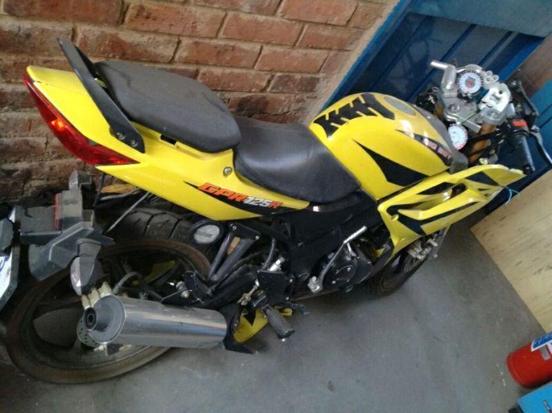 2012 BigBoy GPR125R Accident from the front side for sale