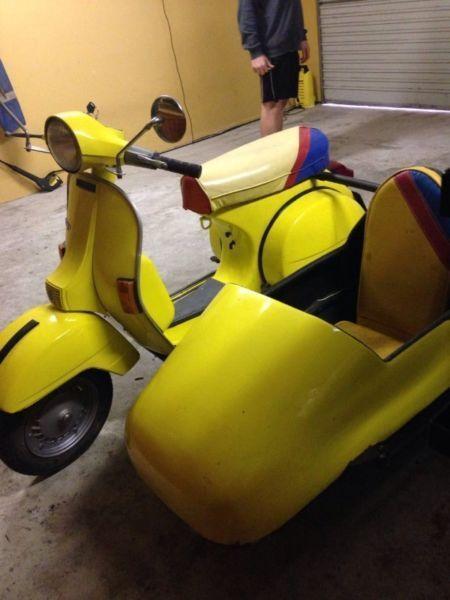 1981 Vespa with sidecar first reg 1981 unsure of exact model, im busy doing the roadworthy, spent