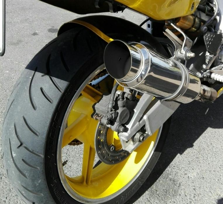 Fireblade s/s exhaust canister