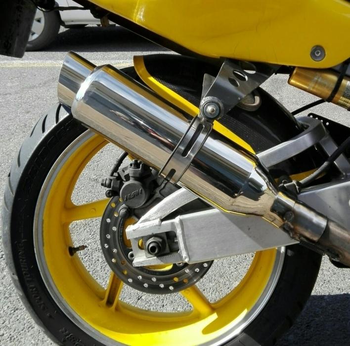 Fireblade s/s exhaust canister