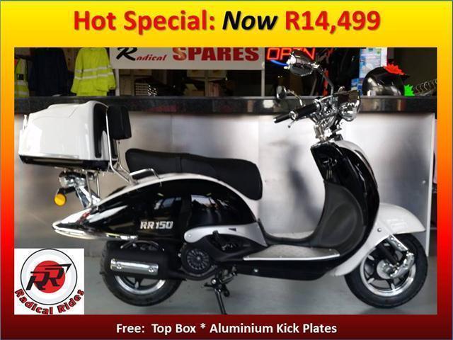 Brand New RR Harvey 150cc Scooter HOT SUMMER SPECIAL!